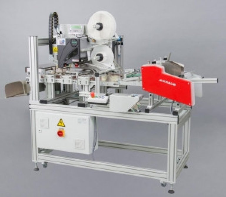 Maszyna do etykietowania woreczków foliowych